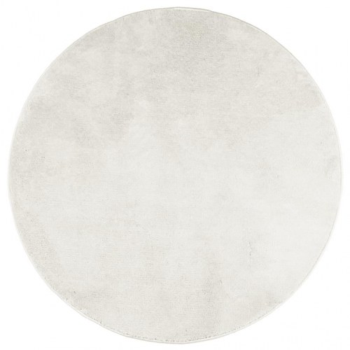 Rundt gulvtæppe OVIEDO - creme, Ø 160 cm