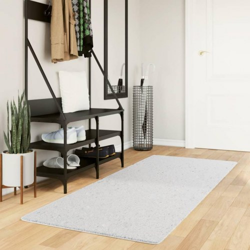 Gulvtæppe OVIEDO 80x200 cm kort luv grå