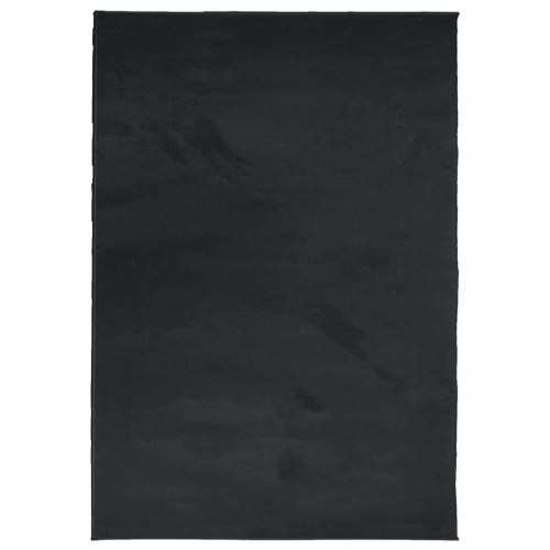 Gulvtæppe OVIEDO 300x400 cm kort luv sort