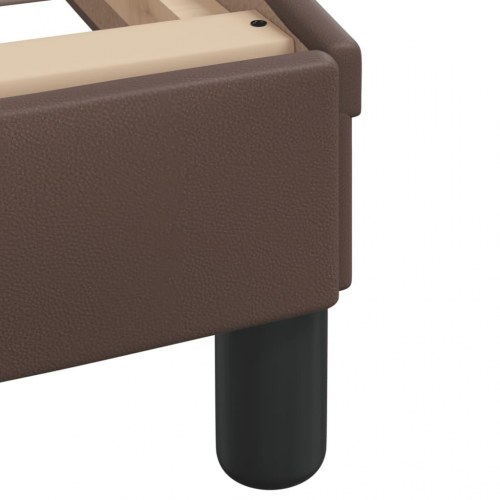 Sengeramme Viana med LED uden madras 90x190 cm brun