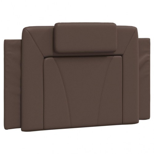 Sengeramme Viana med LED uden madras 90x200 cm brun