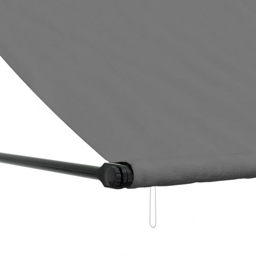 Sammenrullelig markise 300 × 150 cm - stof og stål, antracitgrå