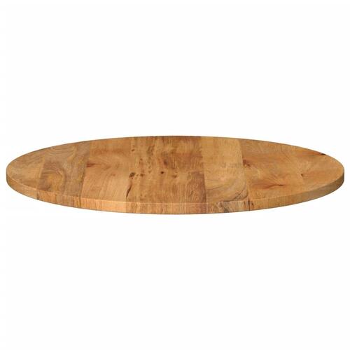 Bordplade Ø70x2,5 cm rund massivt mangotræ