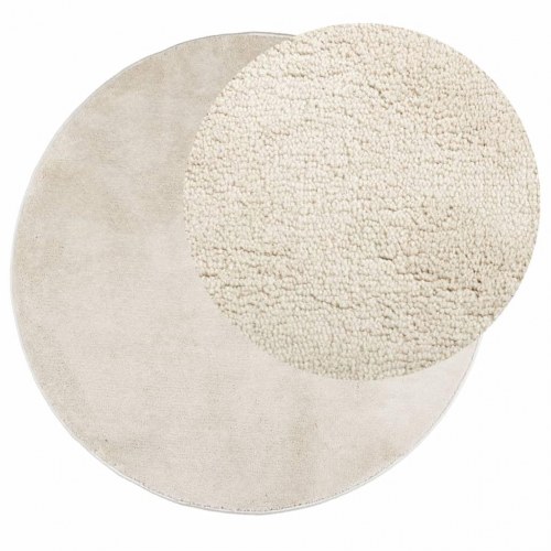 Gulvtæppe OVIEDO - beige Ø 160 cm