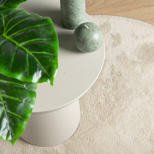 Gulvtæppe OVIEDO - beige Ø 160 cm