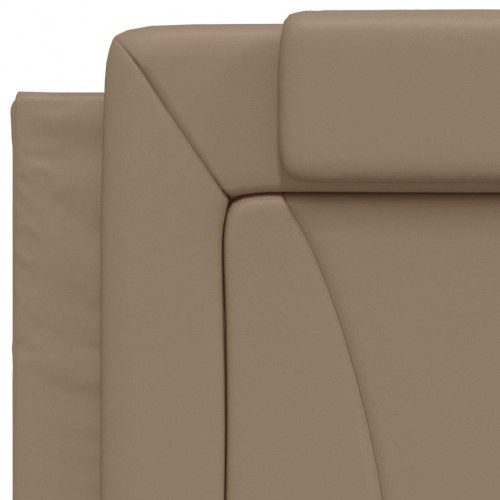Sengeramme Viana med LED 90 x 200 cm - cappuccino
