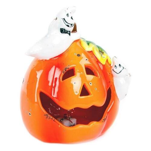 Halloween dekorationer Dekodonia Keramik Græskar (13 x 11 x 15 cm)