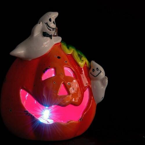 Halloween dekorationer Dekodonia Keramik Græskar (13 x 11 x 15 cm)