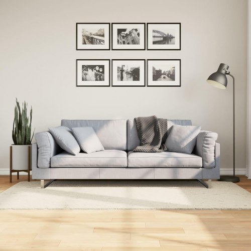 Gulvtæppe OVIEDO 100x200 cm kort luv beige