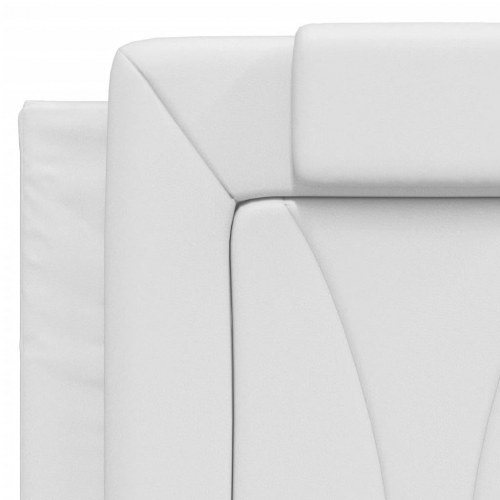 Sengeramme Viana med LED uden madras 120 x 200 cm - hvid
