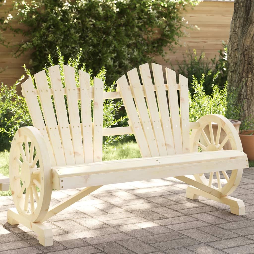 2 Personers Adirondack Havestol Massivt Grantræ