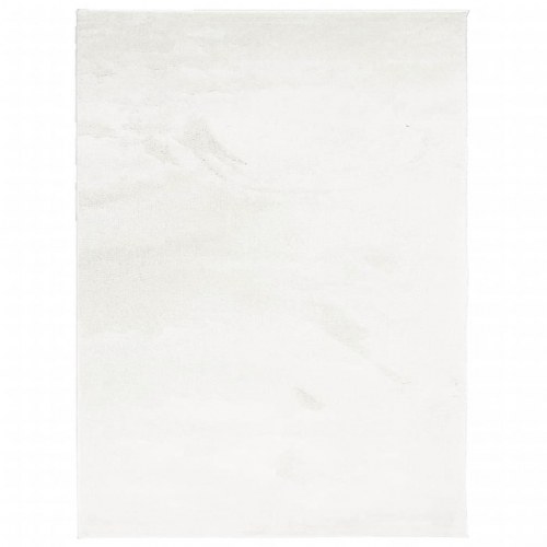 Gulvtæppe OVIEDO - 240 × 340 cm, kort luv, cremefarvet