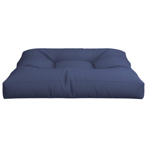Pallehynde 80 × 80 × 12 cm - stof, marineblå
