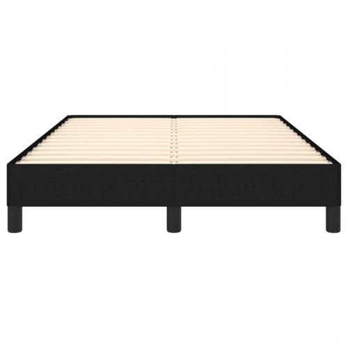 Sengeramme uden madras 120x190 cm - stof, sort