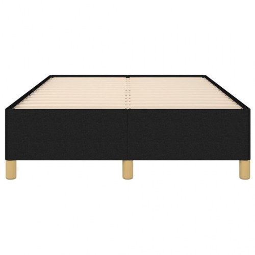 Sengeramme 120x190 cm i stof - sort