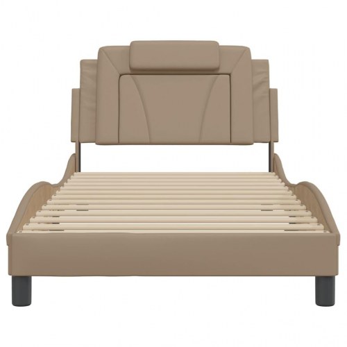 Sengeramme Viana med LED - cappuccino, 100 x 200 cm