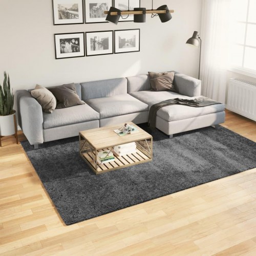 Gulvtæppe OVIEDO 200×280 cm - kort luv, antracitgrå