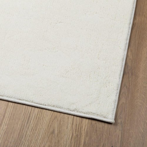 Gulvtæppe OVIEDO 80x200 cm kort luv cremefarvet