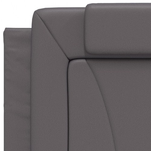 Sengeramme Viana med LED uden madras 90 x 190 cm - grå