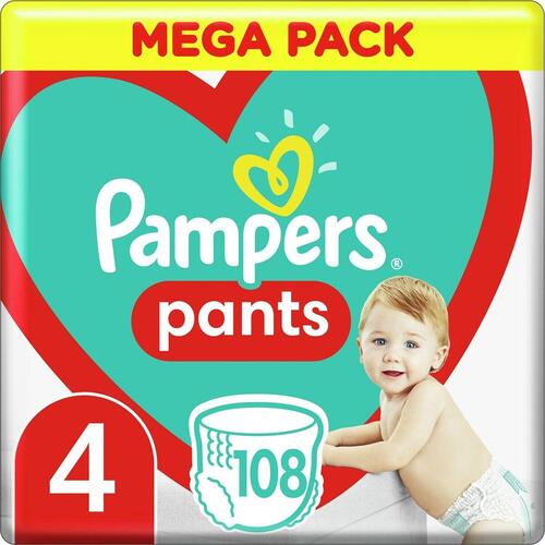 Engangsbleer Pampers Pants 4 (108 enheder)