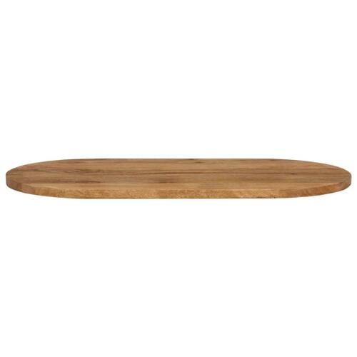 Bordplade 100x40x2,5 cm oval massivt mangotræ