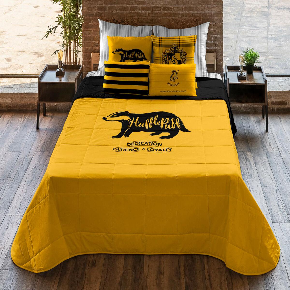 Sengetøj Harry Potter Hufflepuff Multifarvet 250 M² 235 270 235 270 Seng 135