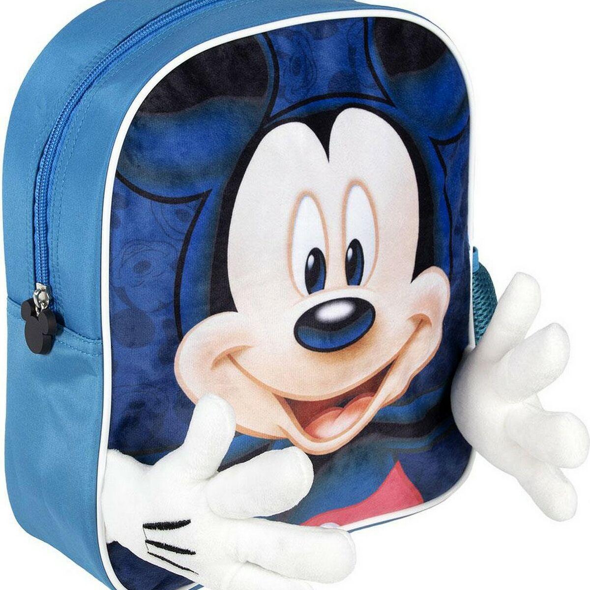 Skoletaske Mickey Mouse Blå 25 X 31 X 1 Cm