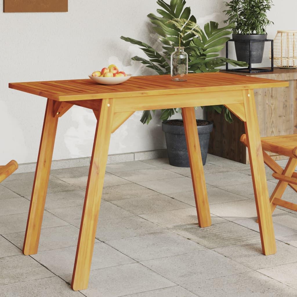 Havebord i massivt akacietræ - 110 x 56 x 75 cm