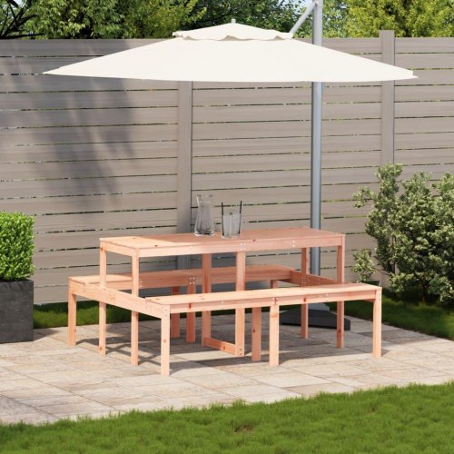 Picnicbord med bænke 160 x 134 x 75 cm - massivt douglasgran