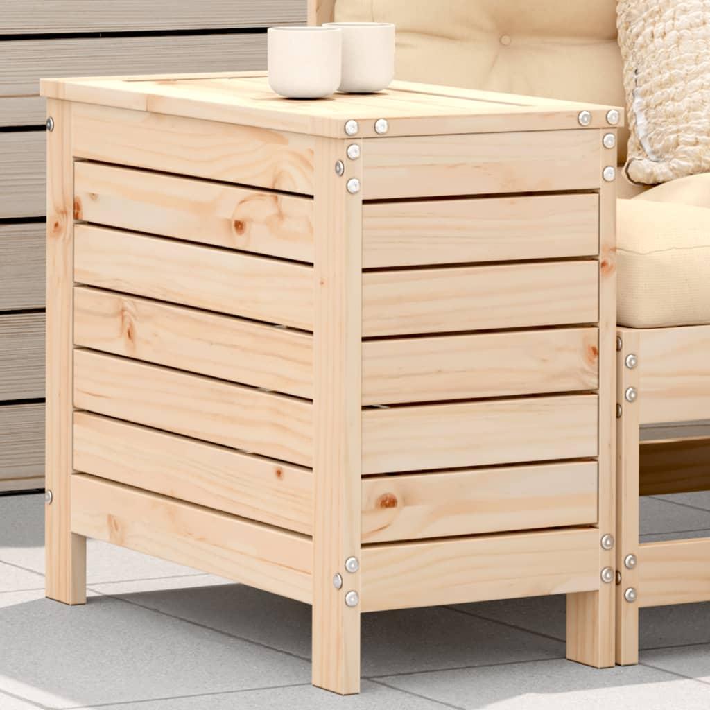 Haveskammel 62x31,5x52 cm massivt fyrretræ