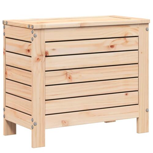 Haveskammel 62x31,5x52 cm massivt fyrretræ