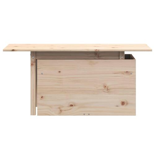 Havebord 100x50x75 cm massivt fyrretræ
