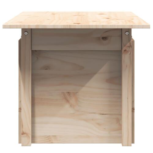 Havebord 100x50x75 cm massivt fyrretræ