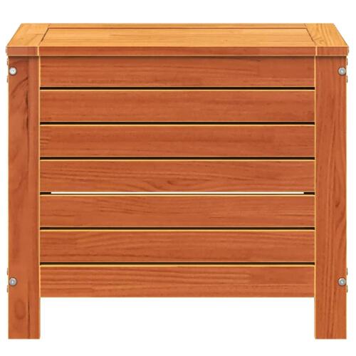 Haveskammel 62x31,5x52 cm massivt fyrretræ gyldenbrun