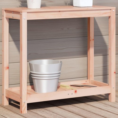 Plantebord med hylde 82,5×35×75 cm i massivt douglasgran