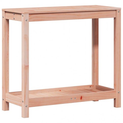 Plantebord med hylde 82,5×35×75 cm i massivt douglasgran