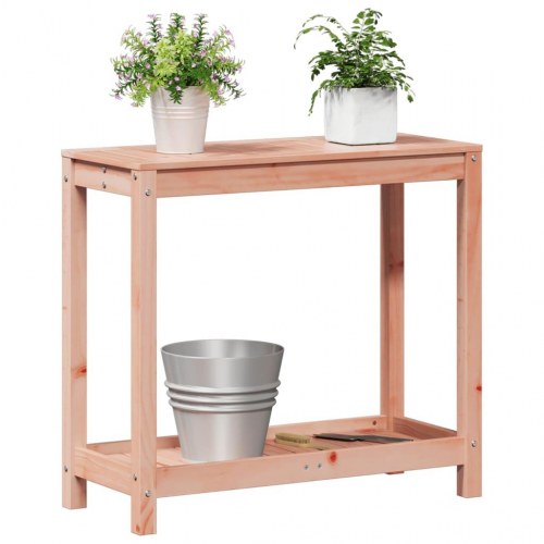 Plantebord med hylde 82,5×35×75 cm i massivt douglasgran