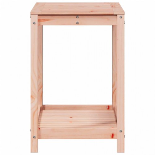 Plantebord med hylde 82,5×50×75 cm - massivt douglasgran
