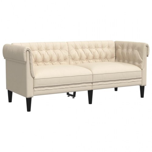 2-personers Chesterfield-sofa - hør