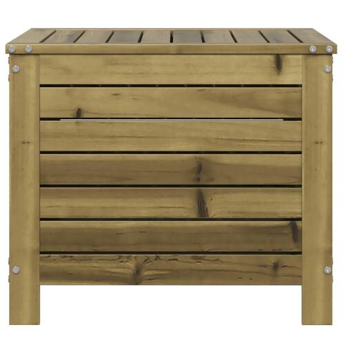 Haveskammel 62x63,5x53,5 cm imprægneret fyrretræ