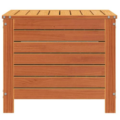 Haveskammel 62x63,5x53,5 cm massivt fyrretræ gyldenbrun