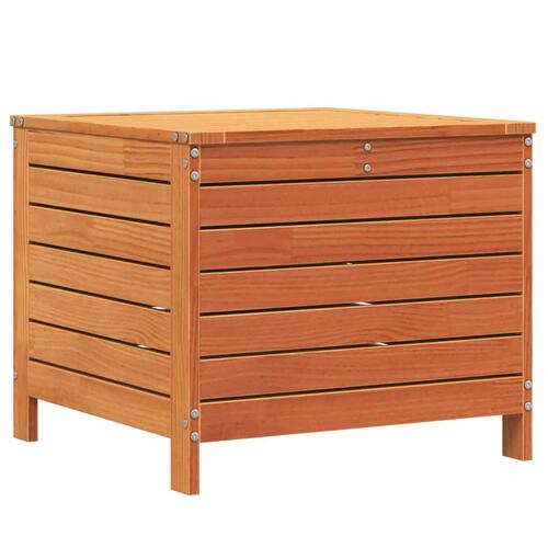 Haveskammel 62x63,5x53,5 cm massivt fyrretræ gyldenbrun