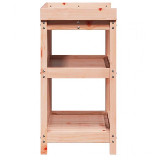 Plantebord med hylder 82,5x45x86,5 cm massivt douglasgran