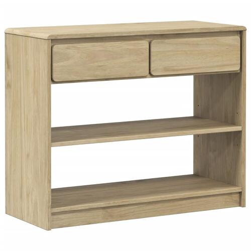 Konsolbord SAUDA 89,5x36,5x73 cm massivt fyrretræ eg