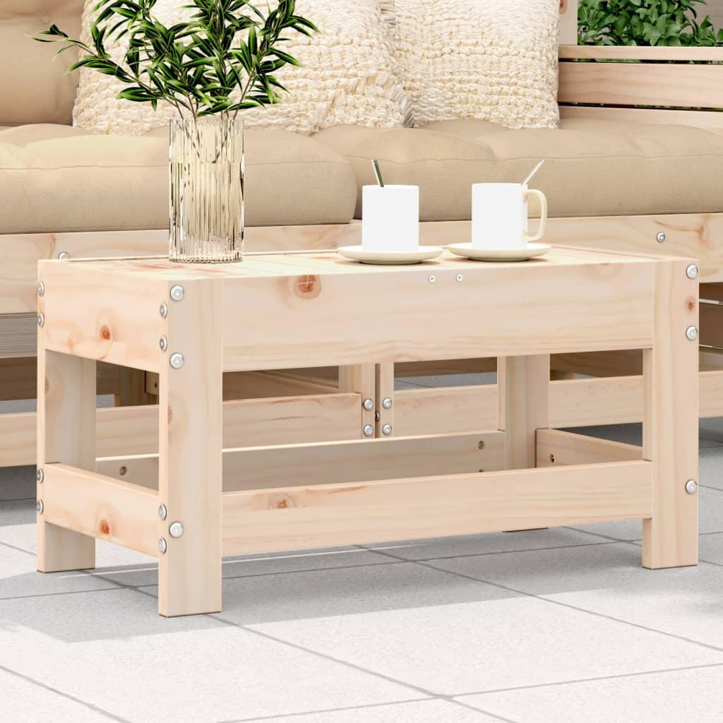 Haveskammel 62x30x32 cm massivt fyrretræ