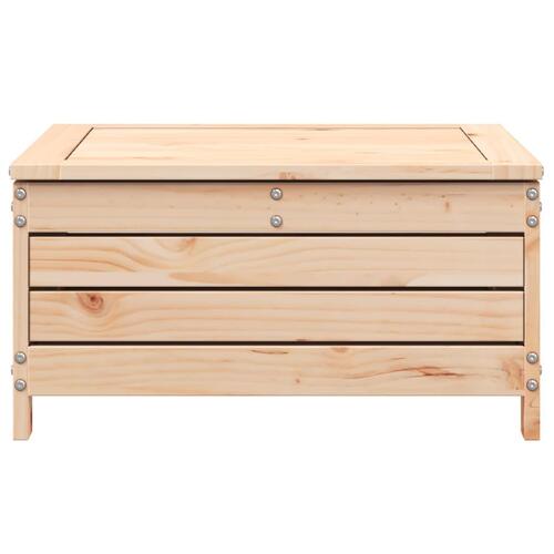 Haveskammel 62x63,5x32 cm massivt fyrretræ