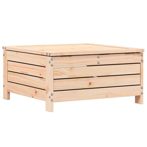 Haveskammel 62x63,5x32 cm massivt fyrretræ