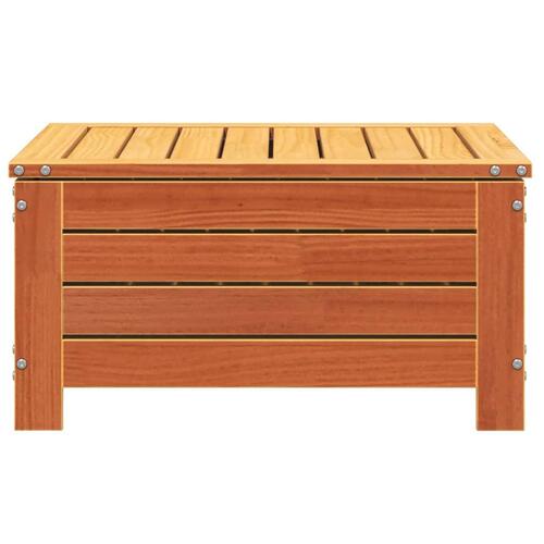 Haveskammel 62x63,5x32 cm massivt fyrretræ gyldenbrun
