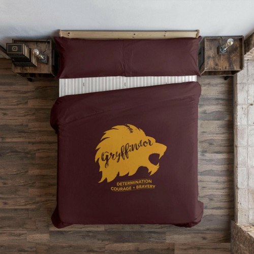 Harry Potter Gryffindor dynebetræk 200 x 200 cm - 100% bomuld, 175 tråde (Seng 120)
