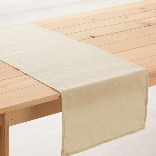 Belum bordløber - Beige, 45 x 140 cm, 100 % hør